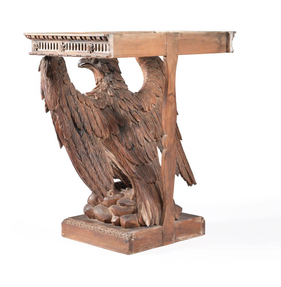 A carved pine pier table - Image 4 of 4
