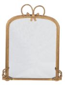 A George IV carved giltwood and composition wall mirror