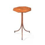 A George III satinwood occasional table