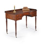 A Regency mahogany dressing table