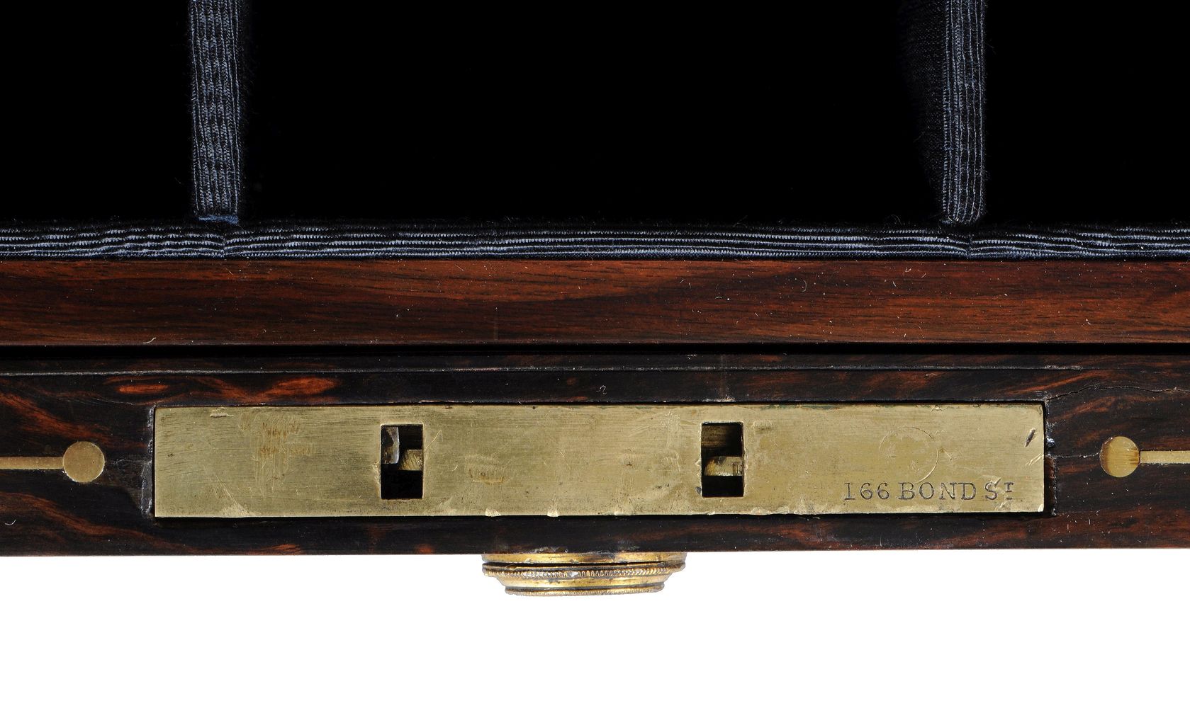 A Victorian coromandel and gilt brass bound casket - Image 5 of 6