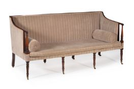 A George III mahogany sofa