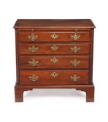 A George III mahogany chest of drawers