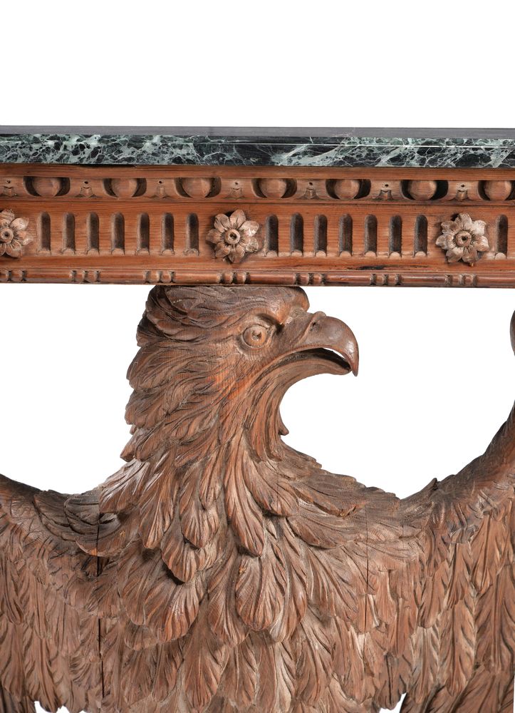 A carved pine pier table - Image 3 of 4