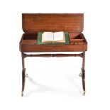 A Regency mahogany library table