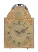 A George III brass lantern clock