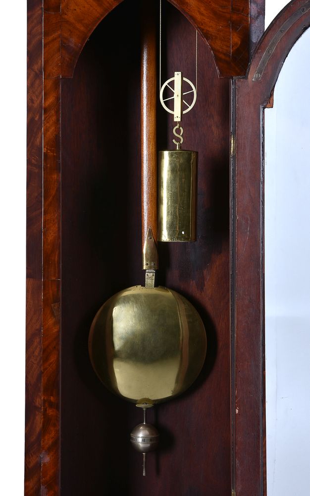 A Victorian mahogany longcase regulator timepiece - Image 3 of 7