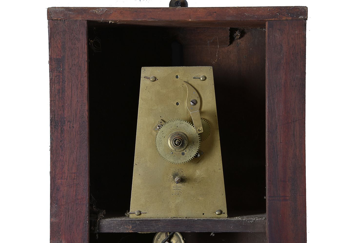A Regency mahogany tavern timepiece - Image 2 of 4