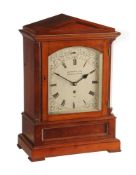 A Victorian mahogany bracket timepiece