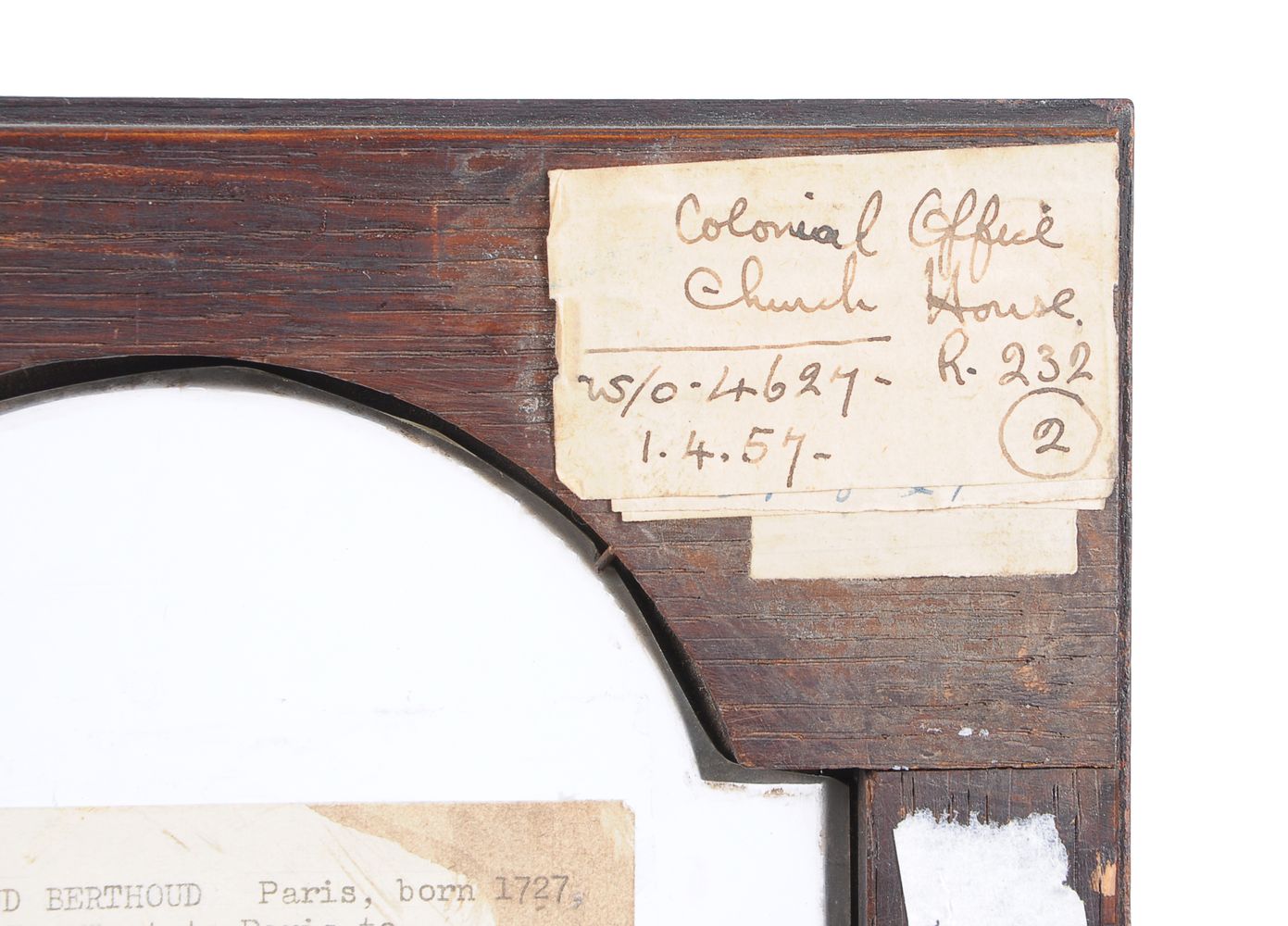 An unusual mahogany bracket clock supplied to H.M. Government Colonial Office - Image 4 of 7