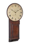 A Regency mahogany tavern timepiece