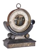 A French aneroid ‘Holosteric’ barometer with thermometer