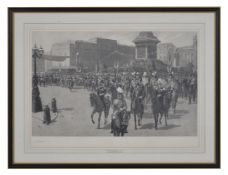 After John Charlton (British 1849-1917) Queen Victoria's Golden Jubilee 21 June 1887: The Procession