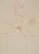 λ Anthony Christian Howard (b. 1945) Study of two nudes Crayon Signed with monogram