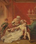 Follower of Henry Singleton The Fainting Lady Oil on canvas 60 x 50cm (23½ x 19½ in.)