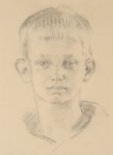 Henry Lamb (British 1883-1960), A head study of young boy, possibly the artist's son Valentine Lamb