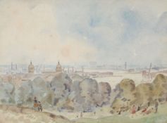 Attributed to Alexander Jamieson (British 1873-1937), London street view