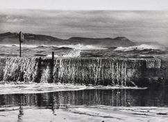 Roger Mayne (British b. 1928), November Storm, North Wall, The Cobb, Lyme Regis