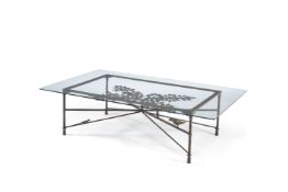 Diego Giacometti (manner of), an iron Tree of Life coffee table