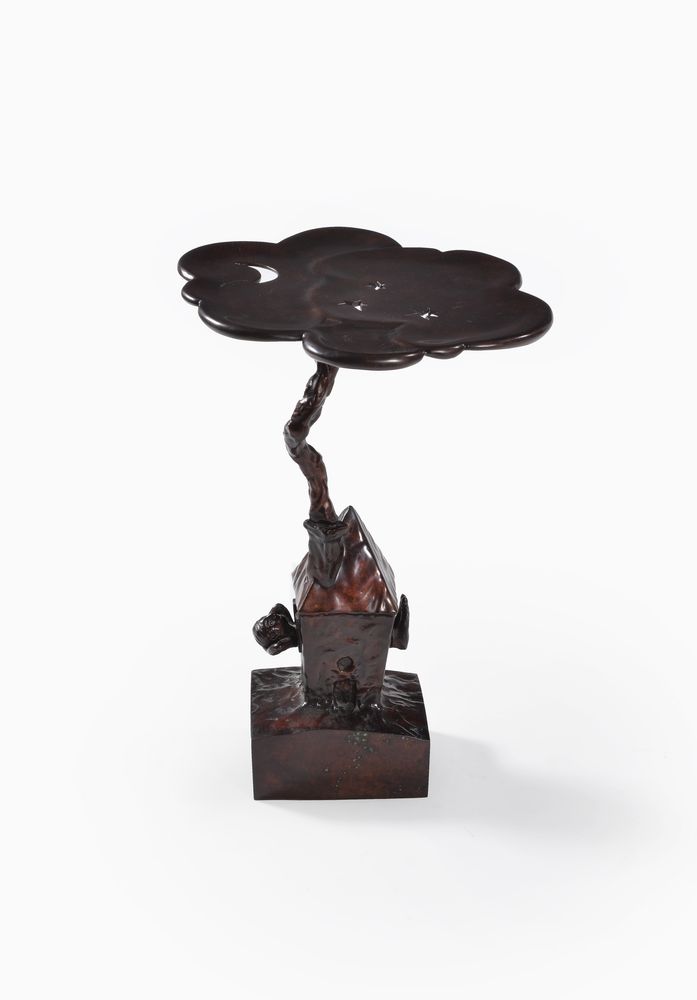 Hubert le Gall (French, b. 1961), Youyou Sous Les Etoiles, a bronze gueridon