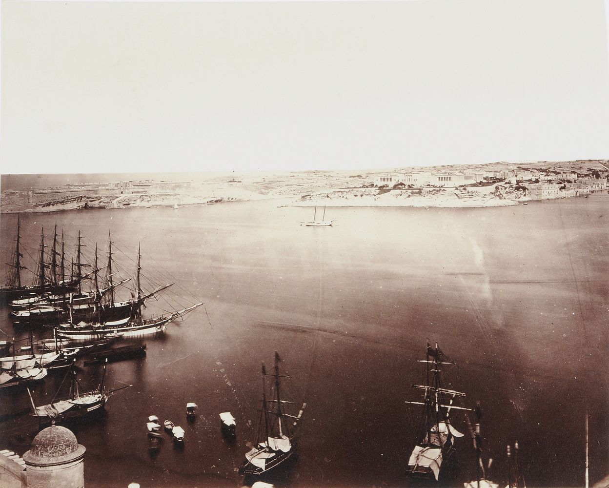 A composed set of five commercial sepia photographs of Malta - Image 4 of 7