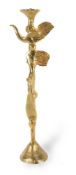 Pierre Casenove for Fondica, a gilt bronze figural table lamp base