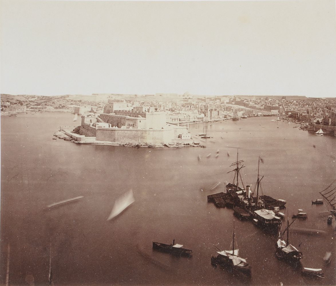 A composed set of five commercial sepia photographs of Malta - Image 3 of 7
