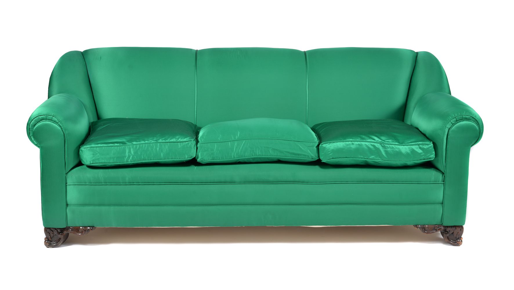 A three-seater sofa