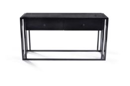 Italian design, a two drawer serving table