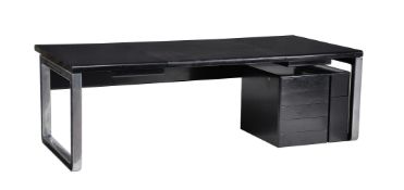 Osvaldo Borsani for Tecno, an executive desk and drawer caddy unit