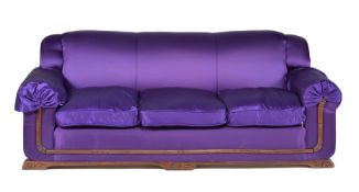 An Art Deco three-seater sofa