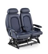 Britax Contour Ltd for British Airways, a pair of passenger seats from a Concorde
