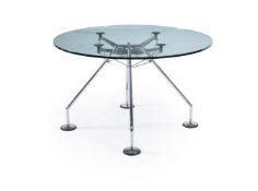 Norman Foster for Tecno SpA, a circular Nomos table