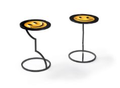 λ Ryan Callanan (RYCA) (b. 1981), a pair of Smiley tables