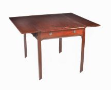 A George III mahogany Pembroke table