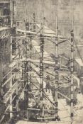 Marjorie Sherlock (British 1897-1973)Scaffolding, Cairo