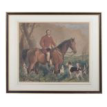 After Francis Grant (British 1803-1878)A huntsman on his horse with his hounds