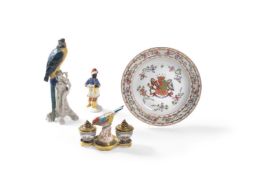 Four items of Continental porcelain