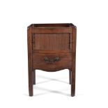 A George III mahogany night commode