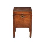 A George III mahogany cellaret