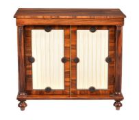 A George IV goncalo alves side cabinet