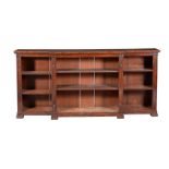 A Regency mahogany bookcase