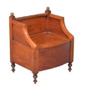 A Regency mahogany night commode