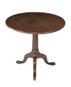 A George III mahogany tripod table