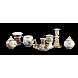 A selection of Derby porcelain