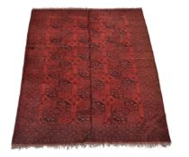 An Afghan rug