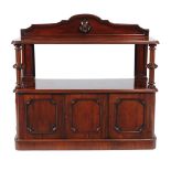 A Victorian mahogany buffet