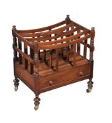 ϒ A Regency rosewood Canterbury