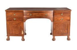 A George IV mahogany sideboard