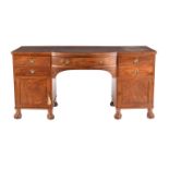 A George IV mahogany sideboard